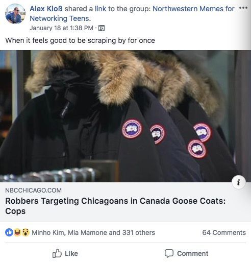 Classism at Northwestern as illustrated through Canada ...